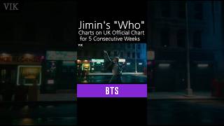 Jimin's "Who" Charts on UK Official Chart for 5 Consecutive Weeks
