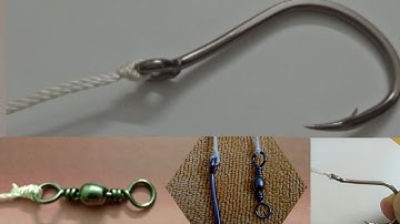The simplest way to tie a fishing hook - Cách buộc lưỡi câu cá đơn giản nhất,bạn phải biết..