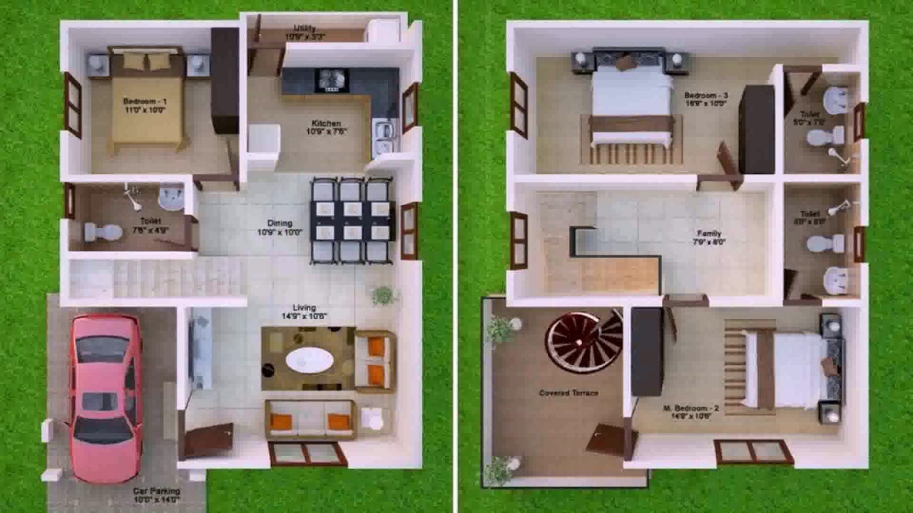  House  Plan  For 800  Sq  Ft  North  Facing  Gif Maker DaddyGif 