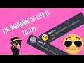 Discord gives me life advice....