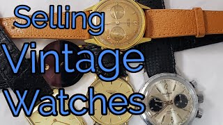 Selling Vintage Watches? a few awesome watches.
