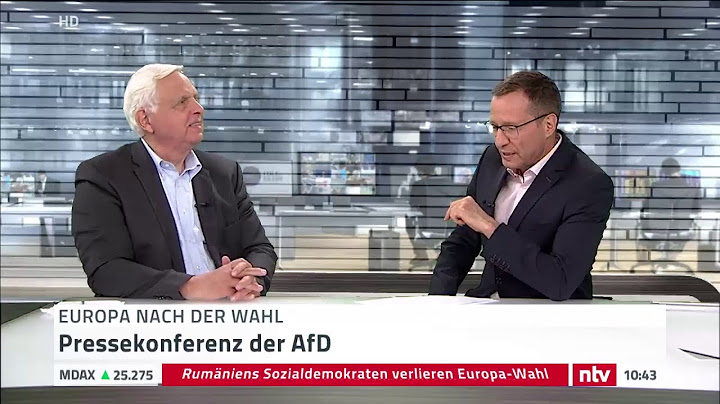 Live: Die AfD am Tag nach der Europawahl