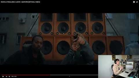 CHODA REAKCIJA na RASTA X PAVILLION X JAHVE - NAPAPIRI (OFFICIAL VIDEO)