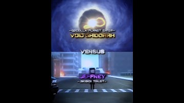 Void Ghidorah Vs Jeffrey @Theburningghidorah