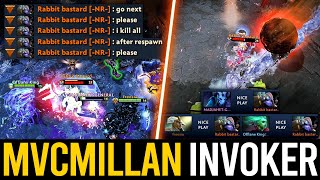 MVCMILLAN INVOKER MADE THIS TINKER PAY FOR HIS WORDS | Dota 2 Invoker