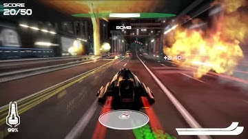 WipEout Omega Collection Unity Square A+ Class Elite Combat 50 Score 49 Seconds