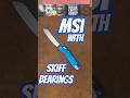 Microtech MSI with Skiff Bearings #microtechknives #skiffbearings #knifemods #youtubeshorts #newpost