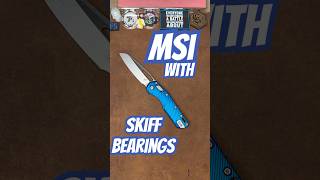 Microtech MSI with Skiff Bearings #microtechknives #skiffbearings #knifemods #youtubeshorts #newpost