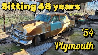 Abandoned vehicle recovery1954 Plymouth Belvedere barn find by Gage Fixes Everything 899 views 3 months ago 9 minutes, 50 seconds