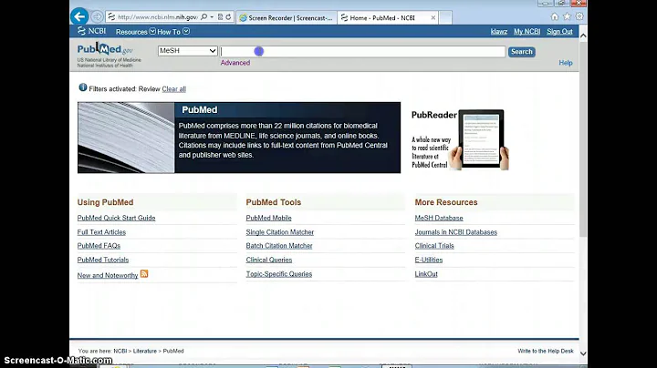 PubMed Research-- Allyson Montgomery