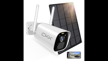 How to setup CKK Solar battery WiFi camera