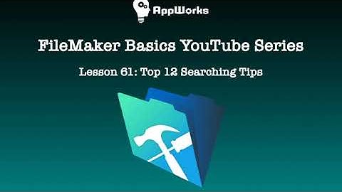 Lesson 61: Top Twelve Search Tips