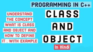 class and object in C++