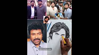 SKETCH OF PAWAN KALYAN #janasena #chiranjeevi