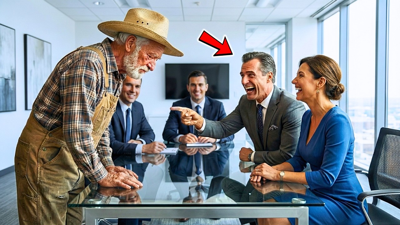 ZOMBARAM DO FAZENDEIRO HUMILDE NA REUNIÃO… ATÉ ELE LEVANTAR E DEMITIR O CEO NA FRENTE DE TODOS!