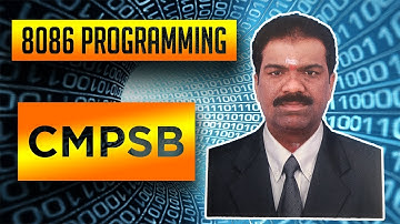 Lecture-24: Microprocessor Laboratory| VTU | Compare String Using CMSB String Instruction.
