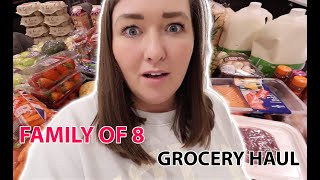 MY FAMILY OF 8 GROCERY HAUL..