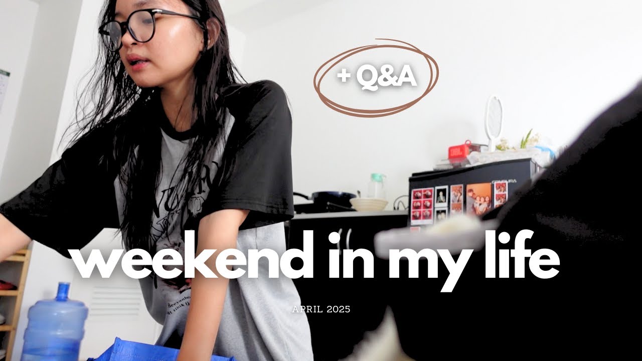 living alone diaries✨🪞 || how i spend my weekends + Q&A