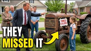An HOA Fined a Little Girl $10,000 for Her "Rusty" Tractor. They Missed the Historical Registry.