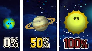 I Played 100% Merge matching planets to grow bigger in Planet Merge!  screenshot 5