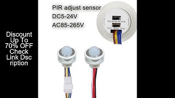 DC5V 12V 24V PIR Motion Sensor Light Switch 220V 110V Time Delay/Mode Adjust Infrared Human Body Mot