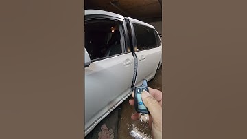 Custom install keyless entry with sliding door control