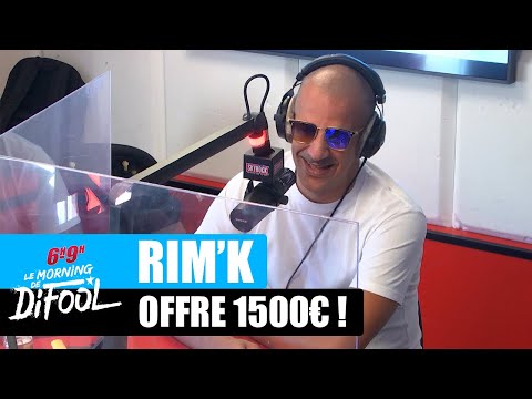 Youtube: Rim’K offre 1500€ à une auditrice ! #MorningDeDifool