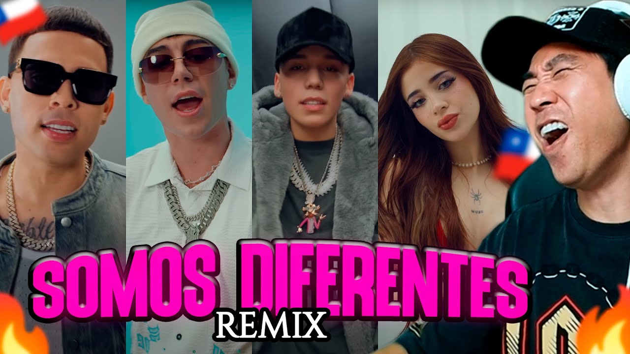 Coreano Loco reacciona a Somos Diferentes Remix 🇨🇱🔥 Nickoog Clk, Jere Klein, Katteyes, Juanka