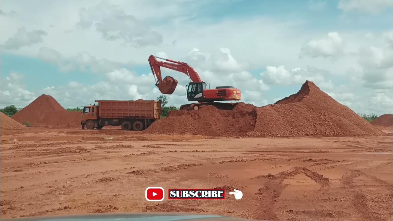kegiatan barging bauxite harita site matan kalbar. jetty keramat. 