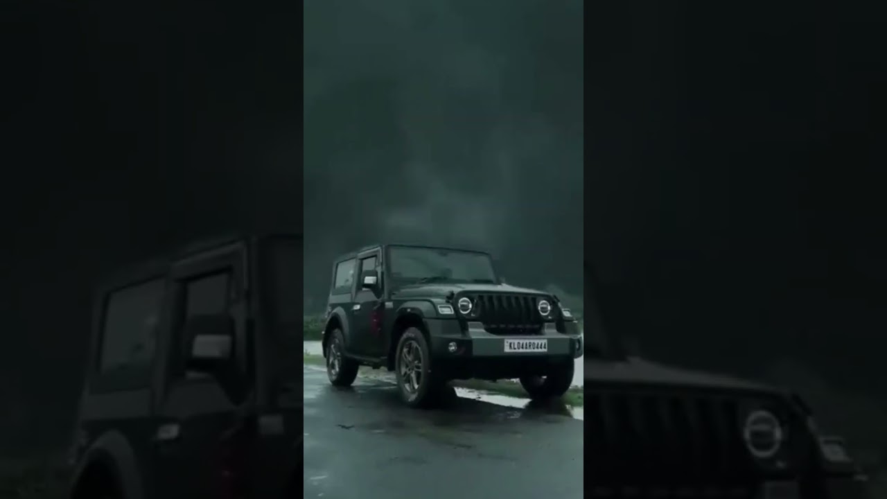 The best Mahindra black Thar WhatsApp 