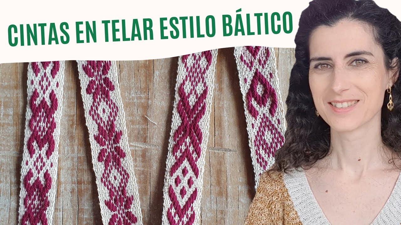 CÓMO TEJER CINTAS EN TELAR ESTILO BÁLTICO - Clase de telar de cintas con dibujos