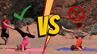 Os gêmeos competem no Desafio de Yoga 🤸 Challenge para crianças | Ninja Kidz TV Português