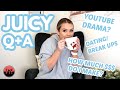 Juicy Q+A-Spilling the tea on relationships, drama, embarrassing stories and more!