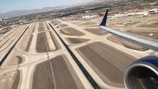 Delta 737-800 - Las Vegas to Seattle (turbulent takeoff)