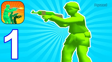 Rush War: Army Commander - Gameplay Walkthrough Part 1 Level 1-5 Stick Army Commander (Android)