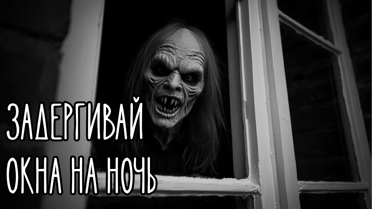 Зашторенные окна — твой последний щит. Страшная история на ночь
