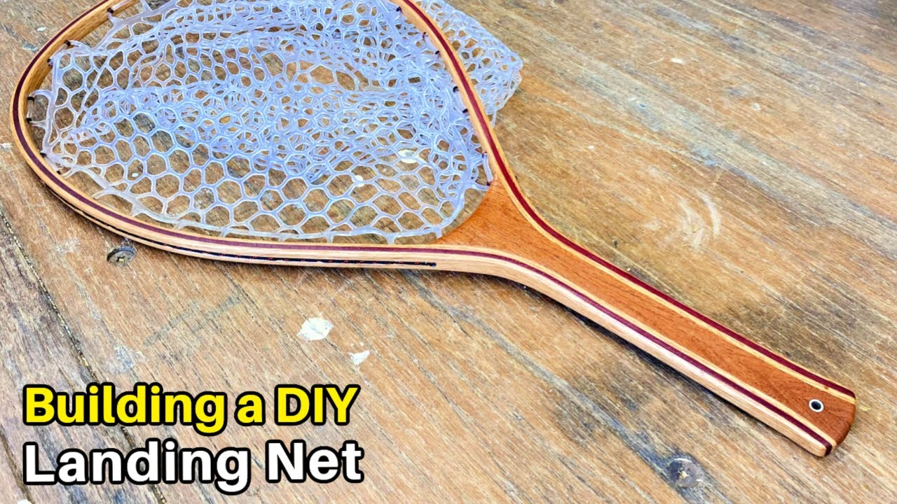 Stream Fishing Net Designed for Catch and Release Wood and Plastic Material