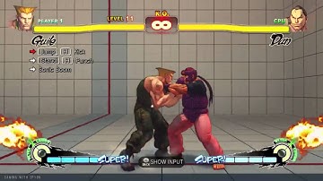 Lucky Pro Guile Combo: M Punch - Ex Sonic Boom - Double Flash