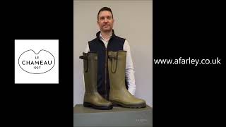 Le Chameau Vierzonord Neoprene Lined Wellington Boots Product Review Video - A Farley Country Attire