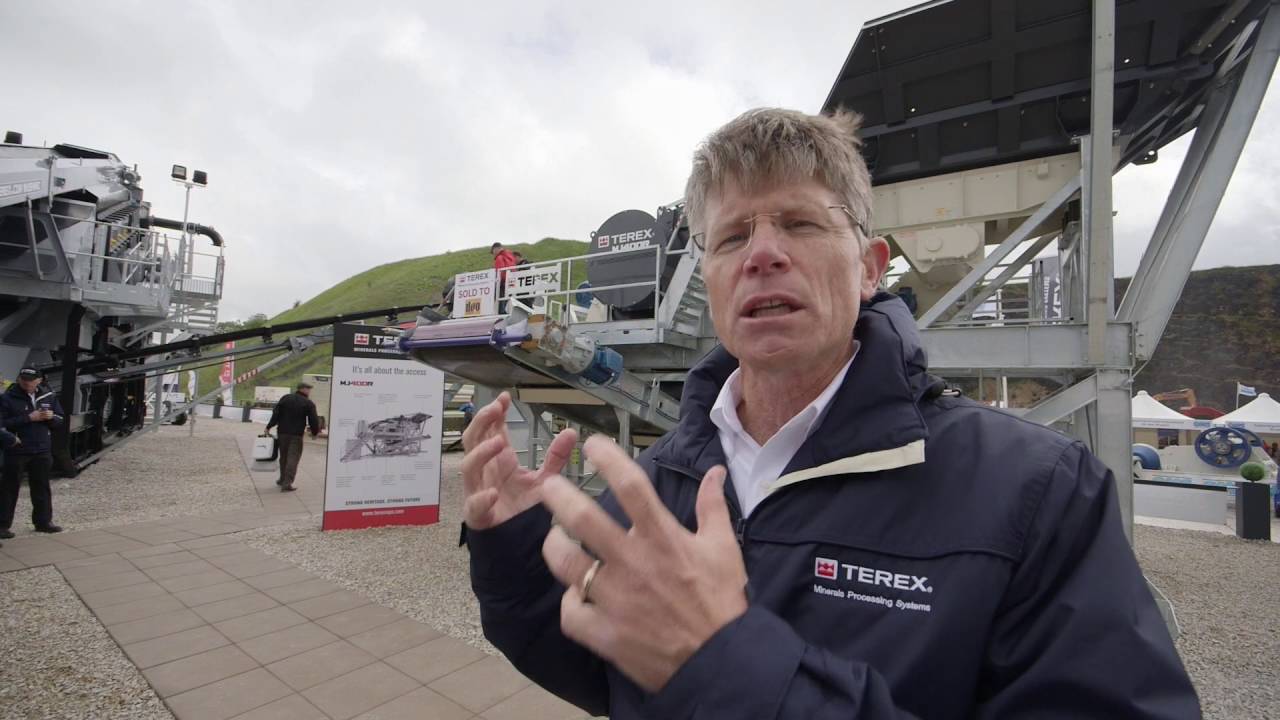 John Garrison, Terex CEO talks from Hillhead Show last week on the