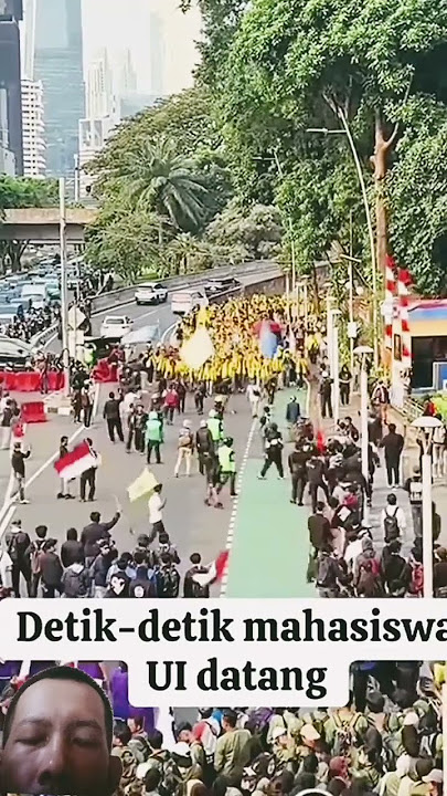 KETIKA MAHASISWA BERSATU DALAM AKSI DEMO BESAR-BESARAN #beritaterkini #demohariini #dpr #dprri