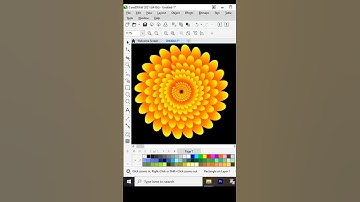 Stunning 3D Flower Design in CorelDRAW #coreldraw #coreldrawlogo #coreldrawtutorial #shorts