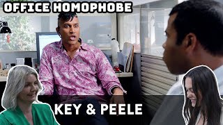 BRITISH FAMILY REACTS | Key and Peele  Office Homophobe!