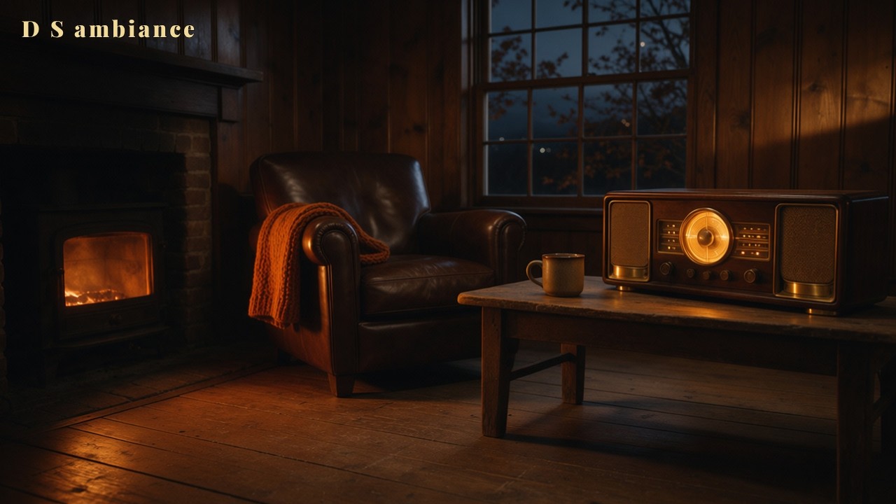 Cozy Autumn Jazz ๐ Warm Fireplace & Vintage 1940s Music for Relaxing | 3 Hours