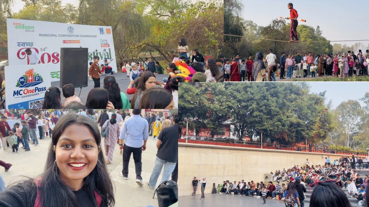 Chandigarh 🌹Rose Festival 2026 | Preeti Dohar Vlog