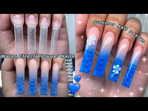 Pool Nails Are the Coolest Optical Illusion Mani for Summer 2023 | Glamour
