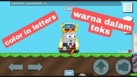 How to color your text or letters in Growtopia