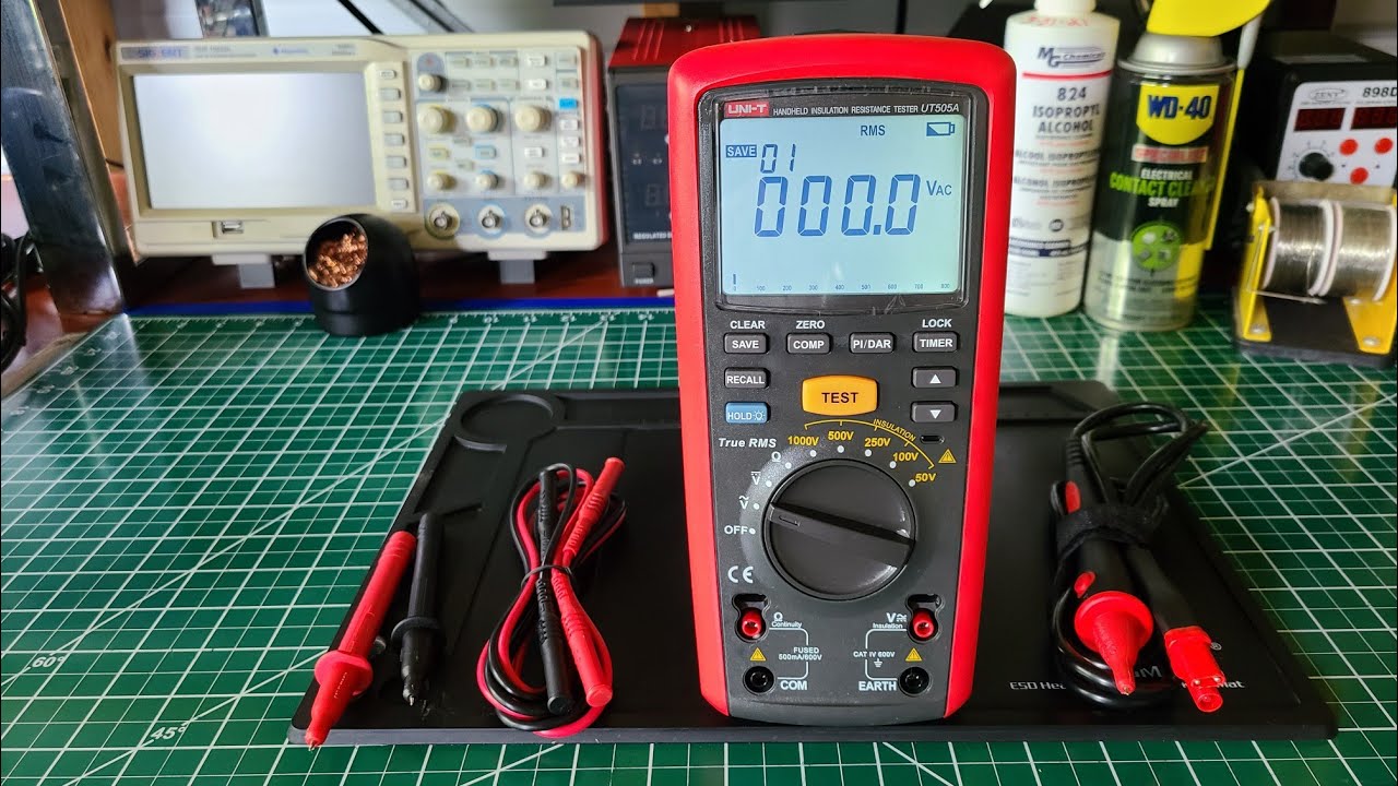 UNI-T UT505B Handheld Digital Insulation Resistance Tester AC/DC Voltage  Measure Made in China - UNI-T UT505B Handheld Digital Insulation Resistance  Tester AC/DC Voltage Measure Manufacturers - Huazheng Electric  Manufacturing (Baoding) Co.,Ltd