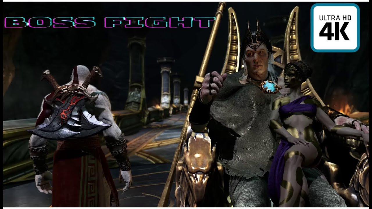 GOD OF WAR ASCENSION 4K_KRATOS VS CASTOR AND POLLUX BOSS FIGHT