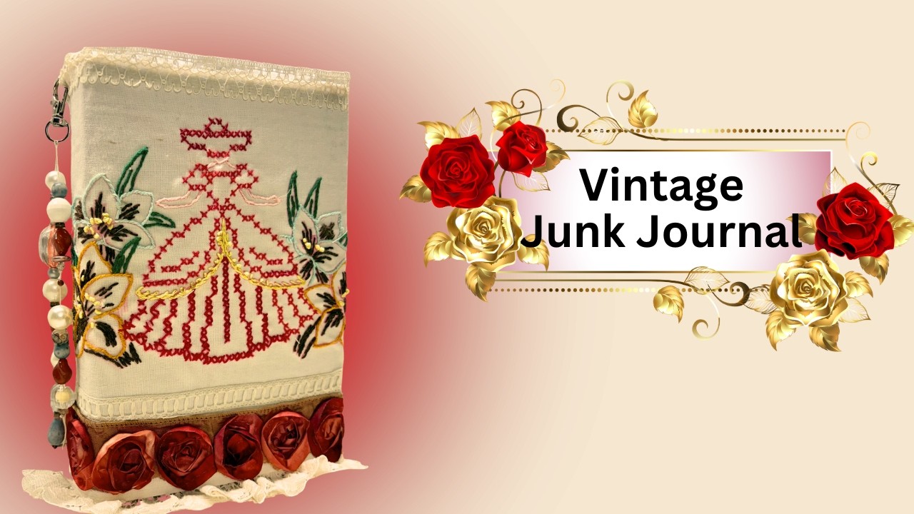 Vintage Junk Journal Flip Through by Hyperstamper - YouTube